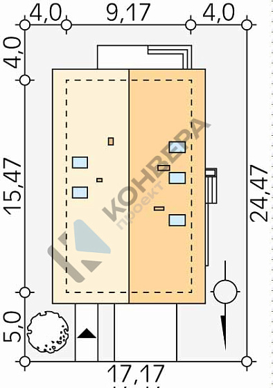 Типовой проект жилого дома 1-45