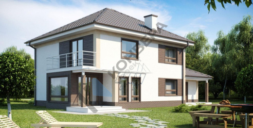 Типовой проект жилого дома zx12 / Конвера Групп